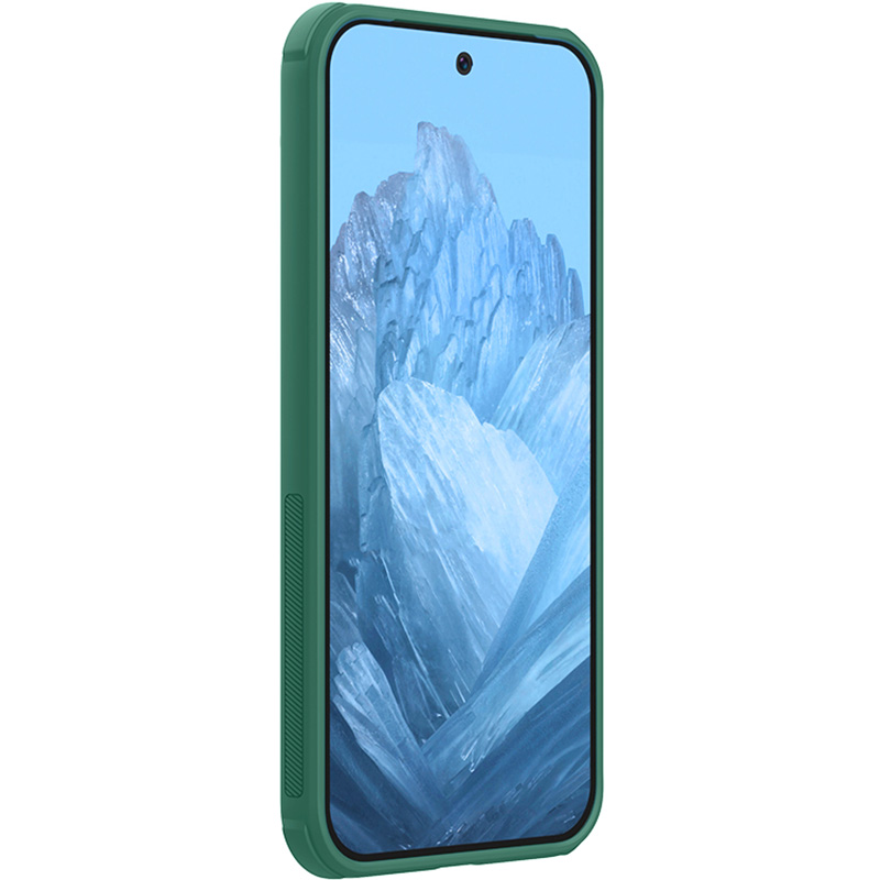 Etui Nillkin Super Frosted Shield Pro do Google Pixel 9 Pro XL, ciemnozielone